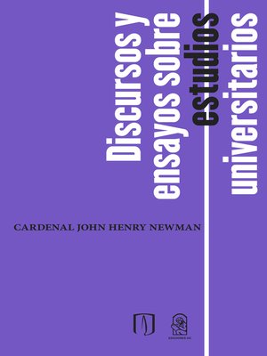 cover image of Discursos y ensayos sobre estudios universitarios